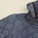 Traditional Weatherwear デニム キルティングフードコート サイズ36 キルティングジャケット ネイビー レディース トラディショナルウェザーウェア【中古】5-1128T♪