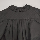 mina perhonen rosee 定価48400円 キルティング プルオーバー aaa1223 ブラウス シャツ 22-23AW ブラック レディース ミナペルホネン【中古】5-1214M∞