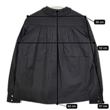 mina perhonen rosee 定価48400円 キルティング プルオーバー aaa1223 ブラウス シャツ 22-23AW ブラック レディース ミナペルホネン【中古】5-1214M∞