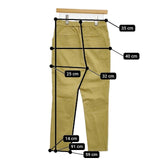 LOISIR B0113LFP623 サイズ38 セルロース混 ストレッチ パンツ イエロー レディース ロワズィール【中古】5-1109G∞