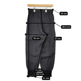 LOISIR イージージョガーパンツ B0123LFP628 リネン パンツ ブラック レディース ロワズィール【中古】5-0824M∞