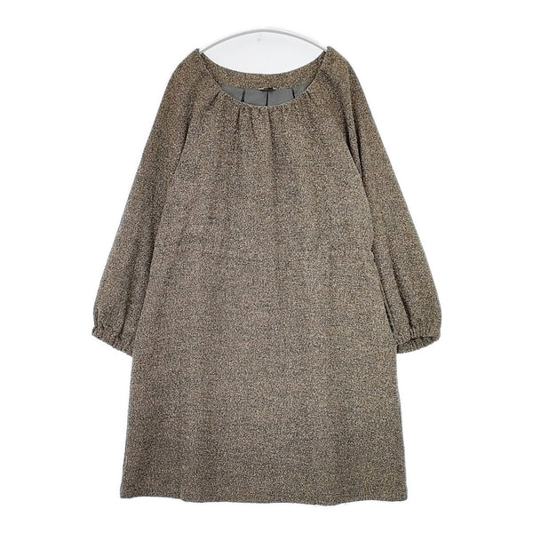 Crespi ウール混 プルオーバードレス ワンピース グレージュ レディース クレスピ【中古】5-0915T∞