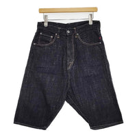 DMG.Brocante 10.5ozストレッチデニム5Pトラヴァイユショーツ サルエルパンツ ネイビー レディース ディーエムジー/ドミンゴブロカント【中古】5-0924M∞