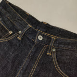 DMG.Brocante 10.5ozストレッチデニム5Pトラヴァイユショーツ サルエルパンツ ネイビー レディース ディーエムジー/ドミンゴブロカント【中古】5-0924M∞