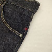 DMG.Brocante 10.5ozストレッチデニム5Pトラヴァイユショーツ サルエルパンツ ネイビー レディース ディーエムジー/ドミンゴブロカント【中古】5-0924M∞