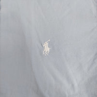 RALPH LAUREN サイズ9 刺繍 ワンポイント 半袖シャツ ライトブルー レディース ラルフローレン【中古】5-0725S♪