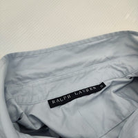 RALPH LAUREN サイズ9 刺繍 ワンポイント 半袖シャツ ライトブルー レディース ラルフローレン【中古】5-0725S♪