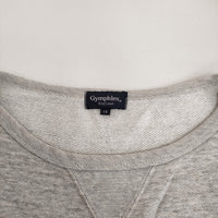 GYMPHLEX 半袖 サイズ14 刺繍 ワンポイント スウェット グレー レディース ジムフレックス【中古】5-0725S♪