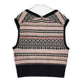 McGregor F.McGREGOR ノースリーブニット ベスト ネイビー ベージュ ピンク レディース マックレガー【中古】5-0915T∞