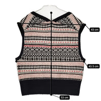 McGregor F.McGREGOR ノースリーブニット ベスト ネイビー ベージュ ピンク レディース マックレガー【中古】5-0915T∞