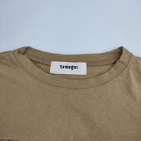 tumugu TC24224 リサイクルコットン天竺 ラッフルプルオーバー カットソー ブラウス シャツ 24SS ベージュ レディース ツムグ【中古】5-0824M∞