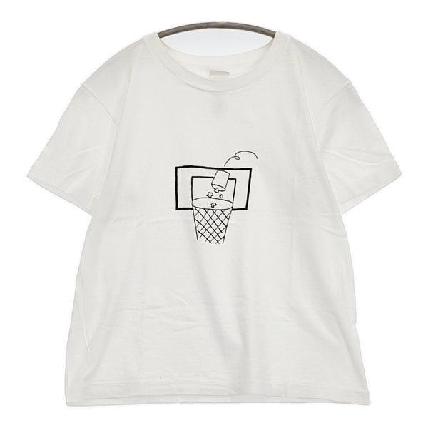 YAECA STOCK 丸胴 CREW NECK TEE KEN KAGAM サイズS 89014 半袖Ｔシャツ カットソー ホワイト レディース ヤエカ【中古】5-0725S♪