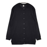 gicipi イタリア製 コットンカシミヤ カーディガン ブラック レディース ジチピ【中古】5-1109M∞