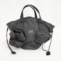 PORTER ALL SCARF TOTE with POUCHES スカーフトート 定価34650円 吉田カバン トートバッグ ブラック レディース ポーター【中古】5-0718G♪