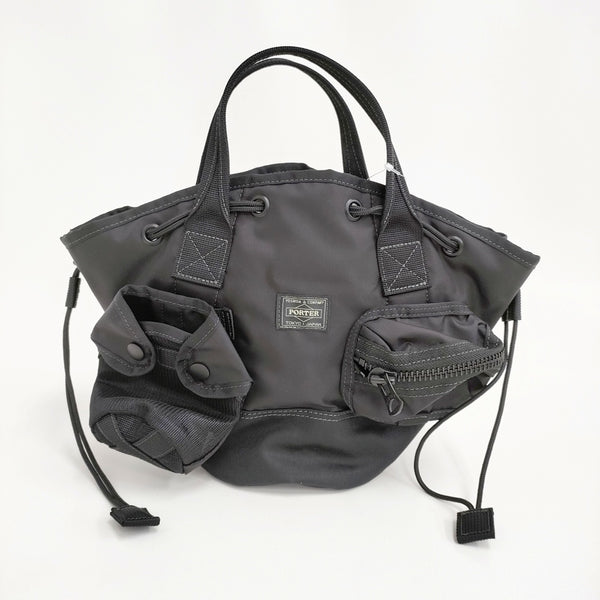 PORTER ALL SCARF TOTE with POUCHES スカーフトート 定価34650円 吉田カバン トートバッグ ブラック レディース ポーター【中古】5-0718G♪