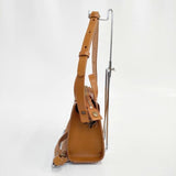 TIDEWAY HAYNI別注 2way Porle ポルレ 定価18900円 本革 ショルダーバッグ トートバッグ キャメル レディース タイドウェイ【中古】5-1029G∞