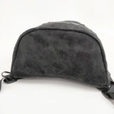 Y's YJ-I09-691 バックパック ナイロン 底レザー リュック・デイパック 23AW ブラック レディース ワイズ/Yohji【中古】5-1029G∞