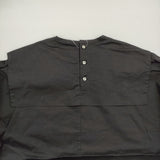 オオカミとフクロウ portom24055 オオカミと色づく 森のルルノット 定価15180円 ブラウス シャツ 24AW ブラック レディース【中古】5-1018M♪