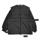 オオカミとフクロウ portom24055 オオカミと色づく 森のルルノット 定価15180円 ブラウス シャツ 24AW ブラック レディース【中古】5-1018M♪