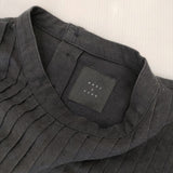 オオカミとフクロウ portom22029 オオカミとはじまりのリュカ プリーツ ブラウス シャツ ブラック レディース オオカミとフクロウ【中古】5-1109M∞