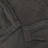 オオカミとフクロウ portom22029 オオカミとはじまりのリュカ プリーツ ブラウス シャツ ブラック レディース オオカミとフクロウ【中古】5-1109M∞