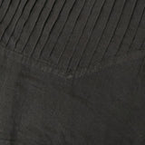 オオカミとフクロウ portom22029 オオカミとはじまりのリュカ プリーツ ブラウス シャツ ブラック レディース オオカミとフクロウ【中古】5-1109M∞