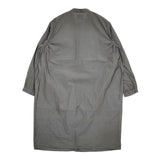 オローネ portom20106 バンドカラー ロングシャツワンピース コットン シャツ グレー レディース オローネ【中古】5-1109M∞