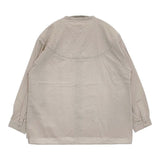 雨のリュウグウ portom22165 雨やすみ オオカミとフクロウ コットン ブラウス シャツ グレージュ レディース 雨のリュウグウ【中古】5-1109M∞