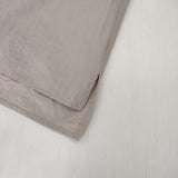 雨のリュウグウ portom22165 雨やすみ オオカミとフクロウ コットン ブラウス シャツ グレージュ レディース 雨のリュウグウ【中古】5-1109M∞