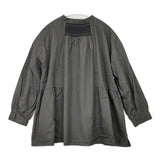 雨のリュウグウ オオカミとフクロウ 赤橙 portom20097 ブラウス シャツ チャコールグレー レディース 雨のリュウグウ【中古】5-0824M∞