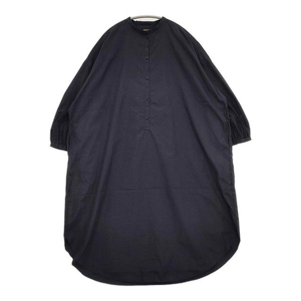 R&D.M.Co- コットンナイロン シャツワンピ プルオーバー ワンピース ネイビー レディース オールドマンズテーラー【中古】5-1109M∞