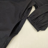 R&D.M.Co- コットンナイロン シャツワンピ プルオーバー ワンピース ネイビー レディース オールドマンズテーラー【中古】5-1109M∞