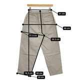 オローネ portom21096 ムームーパンツ コットン イージー パンツ グレー レディース オローネ【中古】5-1109G∞