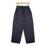 休日と詩 portom21164 ビターチョコレートパンツ コットン イージー パンツ ネイビー レディース 休日と詩【中古】5-1109G∞