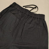 休日と詩 portom21164 ビターチョコレートパンツ コットン イージー パンツ ネイビー レディース 休日と詩【中古】5-1109G∞