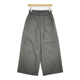 オローネ portom21110 コットン ワイド イージー パンツ グレー レディース オローネ【中古】5-1109G∞