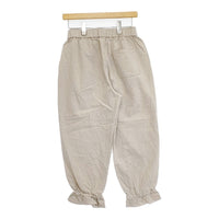 オオカミとフクロウ オオカミとしずかな月夜のナイトマーチ 定価15180円 リネンコットンイージーパンツ 24SS ベージュ レディース【中古】5-0718M♪