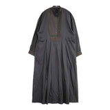 オオカミとフクロウ portom21123 フクロウと恥ずかしがり屋のポポ コットンドレス ワンピース チャコールグレー レディース オオカミとフクロウ【中古】5-1109M∞