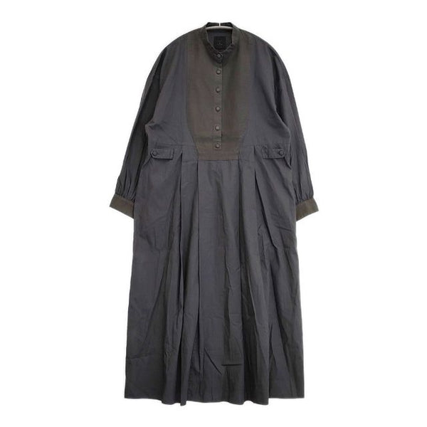 オオカミとフクロウ portom21123 フクロウと恥ずかしがり屋のポポ コットンドレス ワンピース チャコールグレー レディース オオカミとフクロウ【中古】5-1109M∞