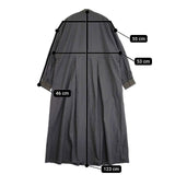 オオカミとフクロウ portom21123 フクロウと恥ずかしがり屋のポポ コットンドレス ワンピース チャコールグレー レディース オオカミとフクロウ【中古】5-1109M∞