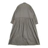 オオカミとフクロウ portom21114 フクロウとあかね歌のハッチ コットンドレス ワンピース グレー レディース オオカミとフクロウ【中古】5-1109M∞