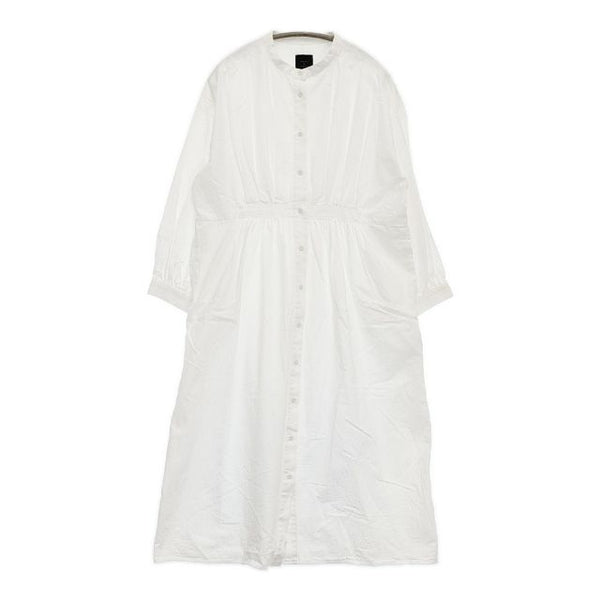 オオカミとフクロウ portom21022 フクロウと月光の白クジラ コットン ワンピース ホワイト レディース オオカミとフクロウ【中古】5-1109M∞