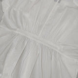 オオカミとフクロウ portom21022 フクロウと月光の白クジラ コットン ワンピース ホワイト レディース オオカミとフクロウ【中古】5-1109M∞