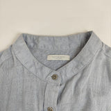 fog linen work リトアニア製 リネン シャツワンピ ワンピース ライトブルー レディース フォグリネンワーク【中古】5-0824M∞