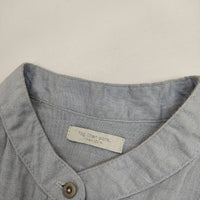 fog linen work リトアニア製 リネン シャツワンピ ワンピース ライトブルー レディース フォグリネンワーク【中古】5-0824M∞