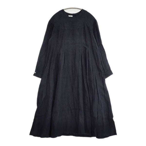 susuri 18-201 リネンモーンドレス ワンピース ネイビー レディース ススリ【中古】5-1109M∞