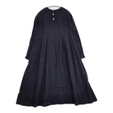 susuri 18-201 リネンモーンドレス ワンピース ネイビー レディース ススリ【中古】5-1109M∞