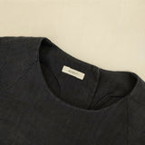 susuri 18-201 リネンモーンドレス ワンピース ネイビー レディース ススリ【中古】5-1109M∞