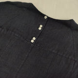 susuri 18-201 リネンモーンドレス ワンピース ネイビー レディース ススリ【中古】5-1109M∞