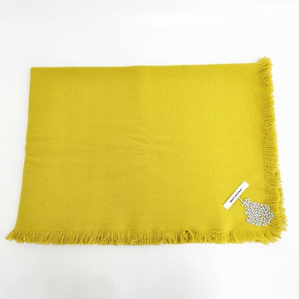mina perhonen mou va7615 大判ストール ウール ブランケット イエロー